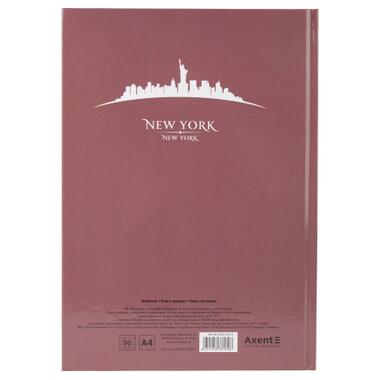 Книга записна Axent Maps New York А4 у твердій обкладинці 96 аркушів у клітинку (8422-543-A) фото №2