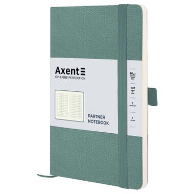 Блокнот Axent Partner Soft Skin 125x195 мм 96 аркушів у клітинка Сіро-блак (8616-48-A) фото №1