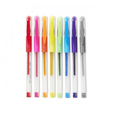Набір ароматних гелевих ручок Scentos Мерехтливі кольори 8 кольорів (25012) фото №2