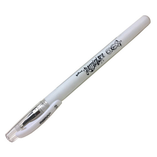 Ручка гелева Marvy Reminisce 920-S 1 мм Біла (28617920306) фото №1