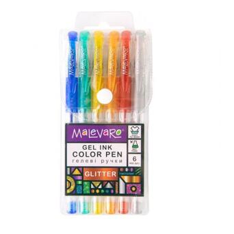 Набір різнокольорових ручок Glitter, 6 кольорів (ML760158) фото №1