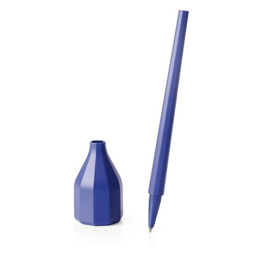 Ручка із підставкою Babylon pen, синя фото №1