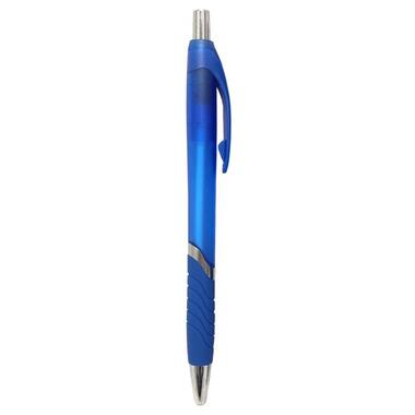 Ручка кулькова H-Tone автоматична 0.7 мм із грипом синя 12 шт (JJ20163) фото №1