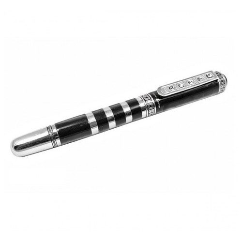 Ручка-ролер Gianni Terra Black Чорно-сріблястий корпус (HHB/R(black) фото №1