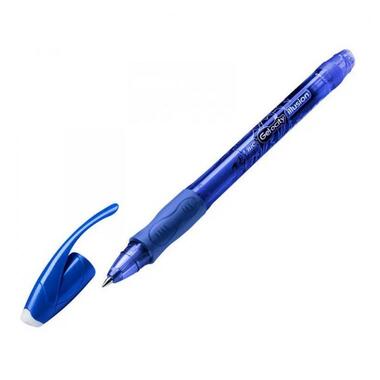 Ручка BIC гелева Gel-ocity Illusion синя фото №1