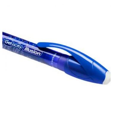 Ручка BIC гелева Gel-ocity Illusion синя фото №4