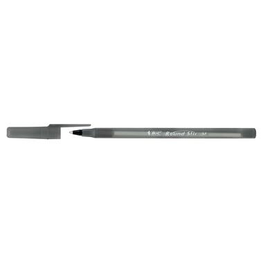 Ручка Round Stic чорна 0.32 мм, 60 шт/уп без ШК на ручці BIC фото №2