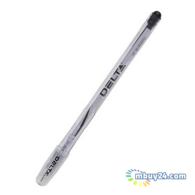 Ручка гелева Delta by Axent DG 2020 black 12-pack коробка (DG2020-01) фото №1