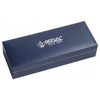 Комплект ручок (перо + ролер) REGAL в подарунковому футляр L білий  фото №2