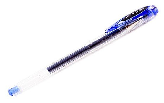 Ручка гелева UNI ball Signo 0.7мм, синій фото №1