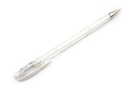 Ручка гелева UNI ball Signo Angelic Colour 0.7мм, білий фото №2
