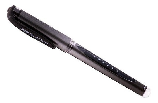 Ручка гелева UNI ball Gel Impact 1.0мм, чорний фото №1