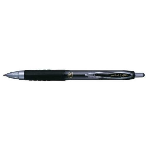 Ручка гелева автоматична UNI ball Signo 207 micro 0.5мм, чорний фото №1