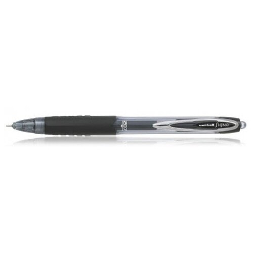 Ручка гелева автоматична UNI ball Signo 207 0.7мм, чорний фото №1