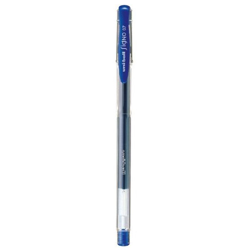 Ручка гелева автоматична UNI ball Signo 207 0.7мм, синій фото №1