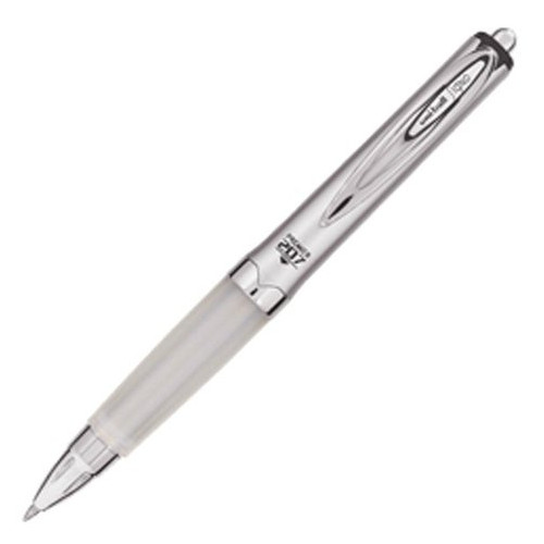 Ручка гелевая автоматическая UNI ball Signo 207 0.7мм Premier Silver фото №1