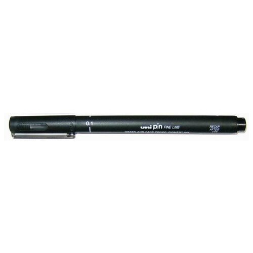 Лайнер UNI Pin fine line 0.1мм, чорний (PIN01-200.Black) фото №1