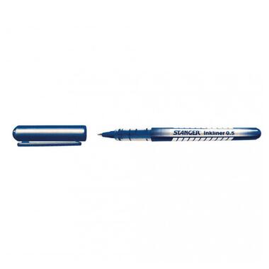 Роликова ручка Stanger Inkliner 0,5 мм синя (7420002) фото №1