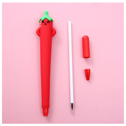 Набір ручок масляних 0.7 мм BP5020 Fresh vegetable (5шт) фото №4