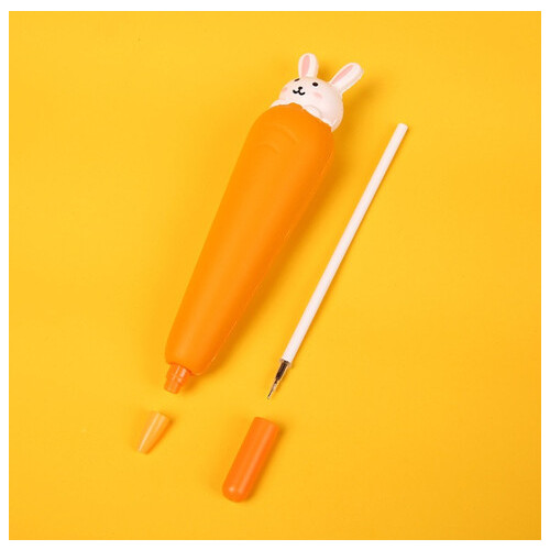 Набір ручок масляних 0.7 мм BP5027 Squishy Carrot (2шт) фото №5