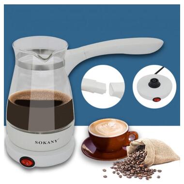 Кофеварка-турка Sokany YLW-607 (45140-YLW-607_429) фото №7