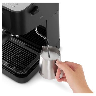 Рожковая кофеварка эспрессо DeLonghi EC 235 BK фото №5