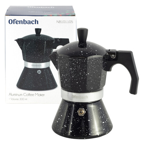 Гейзерна кавоварка Ofenbach KM-101105 300 мл фото №4