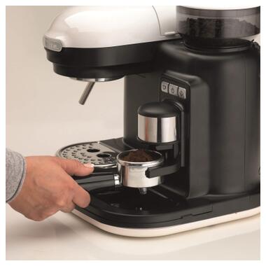 Рожковая кофеварка эспрессо Ariete 1318 Espresso Moderna White (00M131801AR0) фото №3