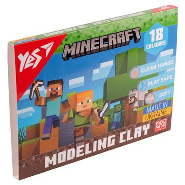 Пластилін YES Minecraft 18 кольорів 360 г (540678) фото №1