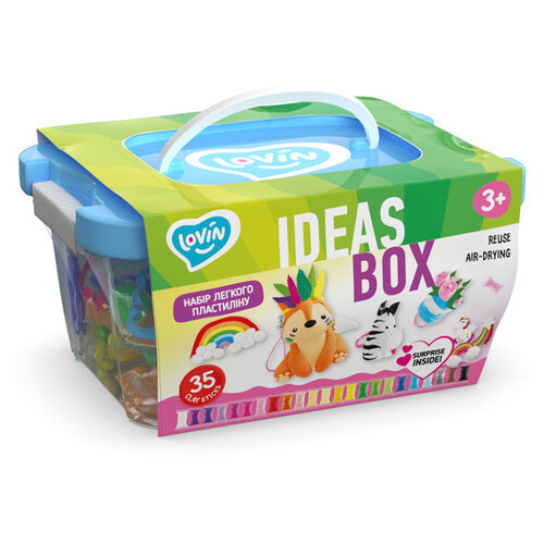 Набір легкого пластиліну Lovin Ideas box 70108 фото №1