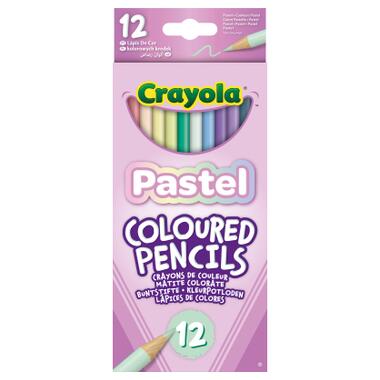 Олівці кольорові Crayola пастельні 12 шт (68-3366) фото №1
