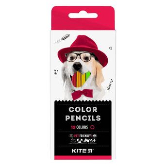 Олівці кольорові Kite Dogs 12 шт (K22-051-1) фото №1