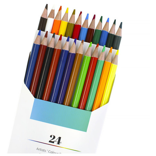 Набір кольорових акварельних олівців Lesko Water-2021 24 кольори №124 фото №2