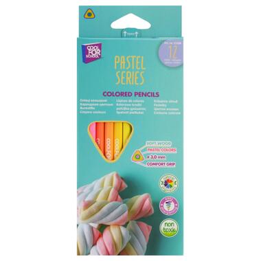 Олівці кольорові Cool For School Pastel Преміум 12 кольорів (CF15184) фото №1