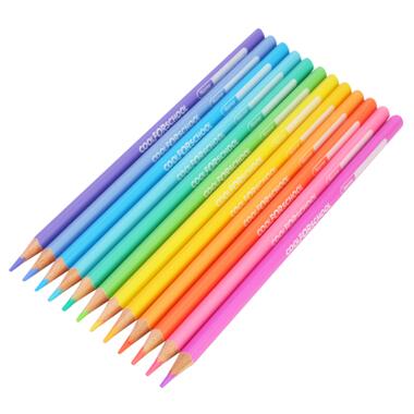 Олівці кольорові Cool For School Pastel Преміум 12 кольорів (CF15184) фото №2