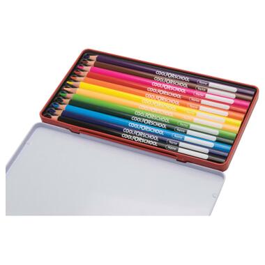 Олівці кольорові Cool For School Premium тригранні 12 кольорів (CF15177) фото №2