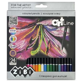 Олівці кольорові ZiBi Art Line круглі 24 цвета (ZB.2434) фото №1