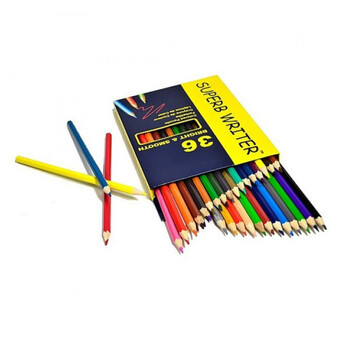 Набір кольорових олівців Marco Superb Writer 4100-36CB 36 кольорів фото №1