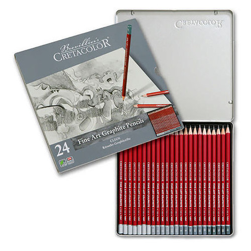 Набір графітних олівців Cretacolor Cleos 24 шт. фото №1