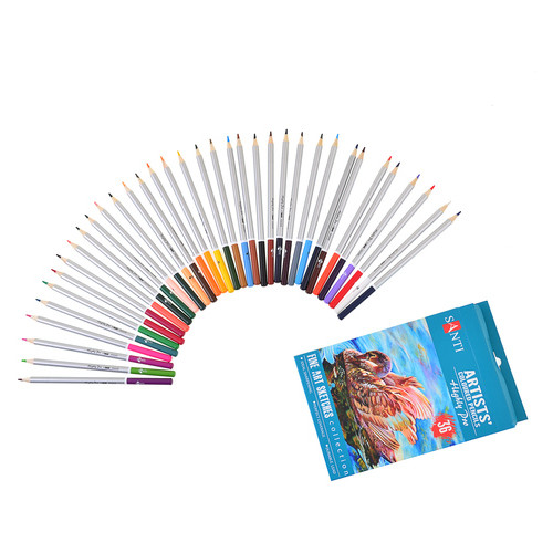 Набір художніх кольорових олівців Santi Highly Pro 36 шт (742393) фото №2