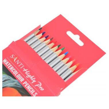 Олівці кольорові Santi Highly Pro 12 шт акварельні (742383) фото №2