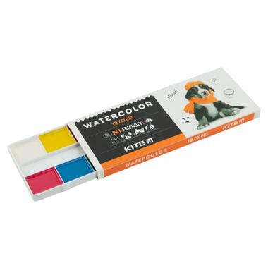 Фарби для малювання Kite Dogs акварельні 12 кольорів (K23-041) фото №3