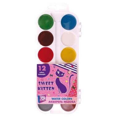 Акварельні фарби Cool For School медова Sweet Kitten 12 кольорів (CF60139) фото №1
