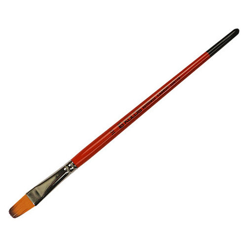 Пензель синтетика овальна Kolos Synthetic Carrot 1097FR № 10 коротка ручка (421097FR10) фото №1