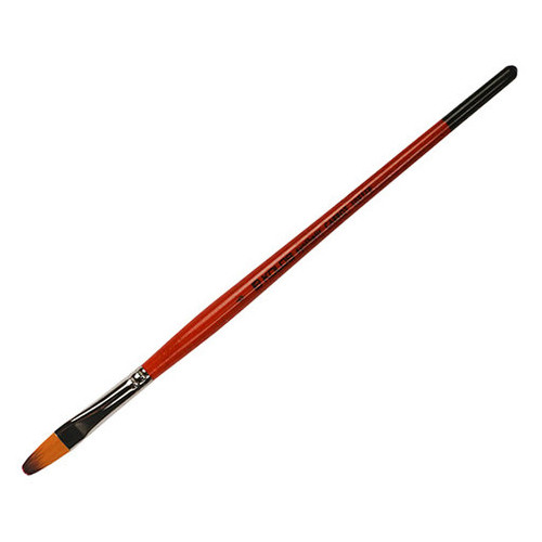 Пензель синтетика овальна Kolos Synthetic Carrot 1097FR № 6 коротка ручка (421097FR06) фото №1