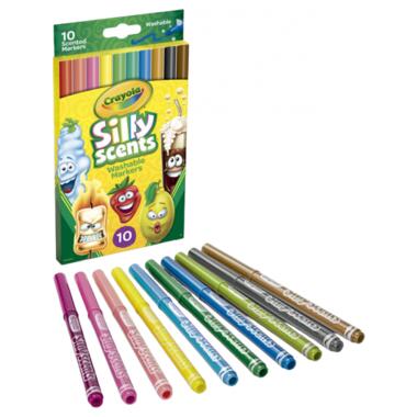 Набір фломастерів Crayola Silly Scents Washable з ароматом 10 шт (58-5071G) фото №1