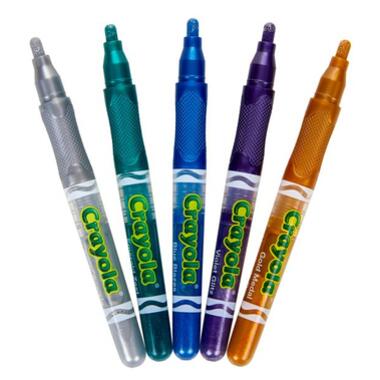 Набір фломастерів Crayola з блискітками 5 шт (256354.012) фото №2