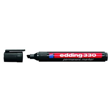 Маркер Edding Permanent e-330 1-5 мм клиноподб. черный (Маркер Edding Permanent e-330/01) фото №1