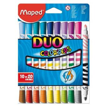 Фломастер Maped Color Peps Duo 10 шт./20 кольорів (MP.847010) фото №1