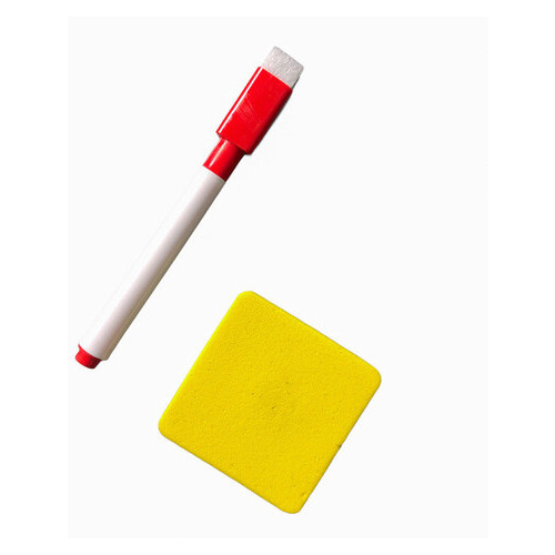 Магнітний маркер LifeFLUX для дошки планера фліпчарта HonC водний червоний (1237-2019) фото №4